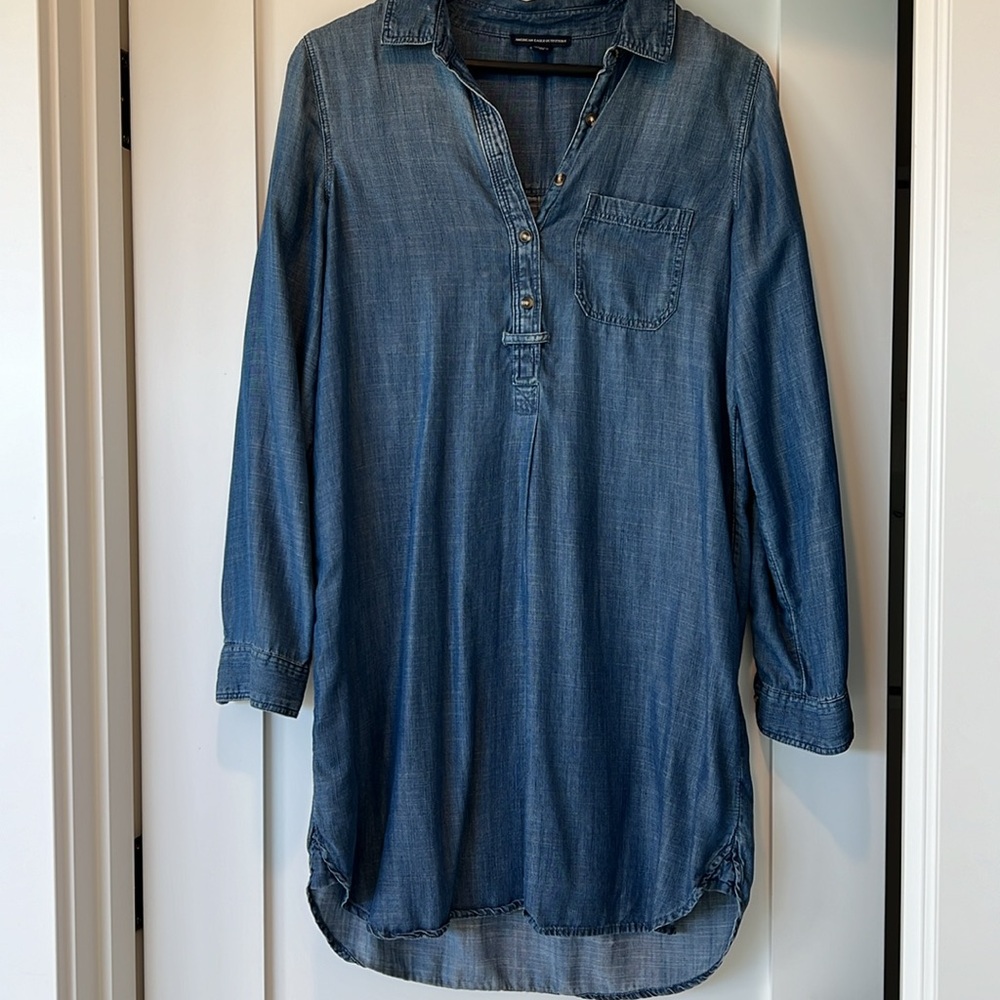 American Eagle Small Medium Denim shirt dress